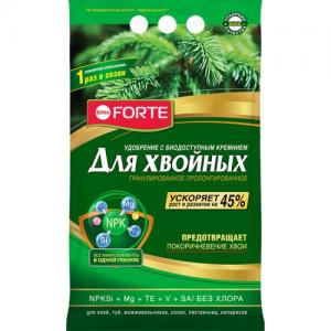 Бона Форте Удобрение Хвойное с биодоступным кремнием (весна) 2,5 кг.