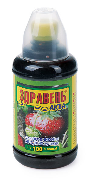 Здравень Аква для ягодников и ягодных культур 0,5 л.