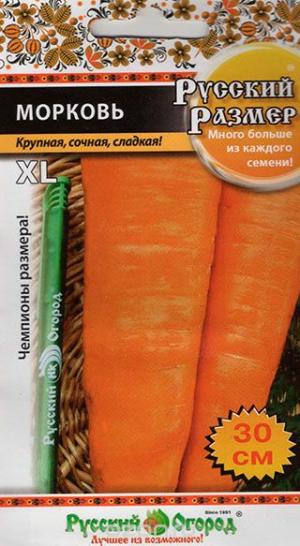 Морковь Русский размер 200 шт.  4602066730226