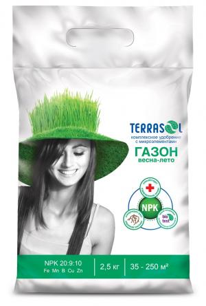 Удобрение TerraSol Газон Весна-Лето 2,5 кг.
