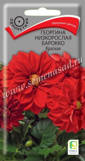 Георгина Барокко Красная низк. 0,1 гр.