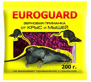 Зерно EUROGUARD от крыс и мышей 200гр. пр-во Италия