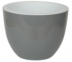 Горшок Орион 3,5 литра диаметр 20см. Высота 15см. серый муссон с вкладкой  (ОР20-70)