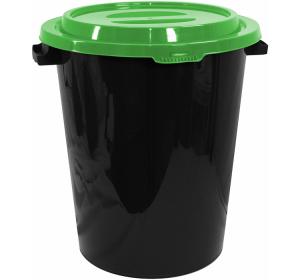 Бак 60  литров Ярко-зеленая крышка  (М2393)