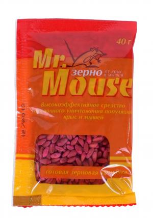 Зерно Mr. Mouse от грызунов 40 гр. (М-109)