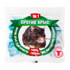 Тесто-брикет против крыс 100 гр. (ПКБТП100)